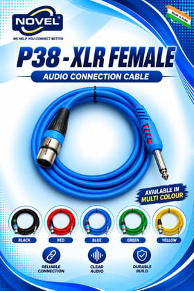 NOVEL P38 - XLR FEMALE CABLE 10 YARD