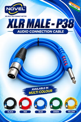 NOVEL P38 - XLR MALE CABLE 5 YARD