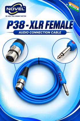 NOVEL P38 - XLR FEMALE CABLE 15 YARD